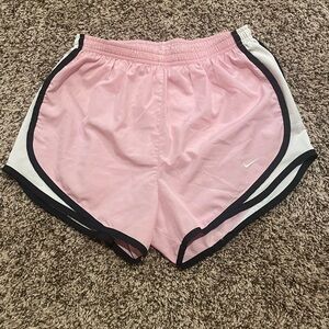 Light pink Nike running shorts